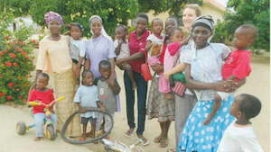 Photo d'une communaute de l'assomption en Afrique